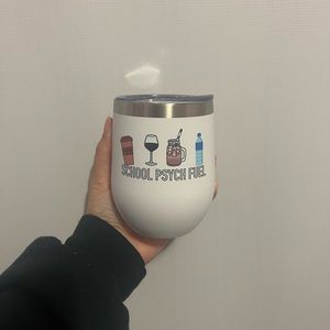 Small tumbler for wine or coffee!